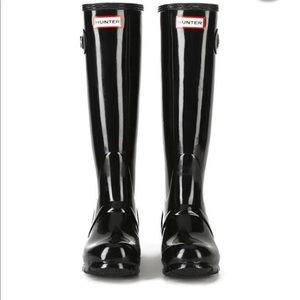 Original Tall Black Gloss Hunter Boots